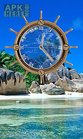travel compass clock wallpaper