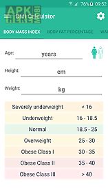 bmi calculator - weight loss