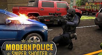 Modern police: sniper shooter
