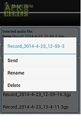 voice note