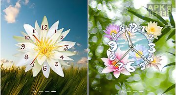 Flower clock Live Wallpaper
