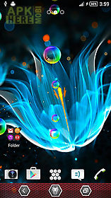 neon flowers by next  live wallpaper