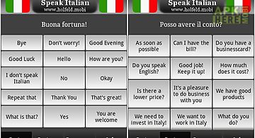 Speak italian free