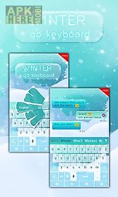 winter go keyboard theme