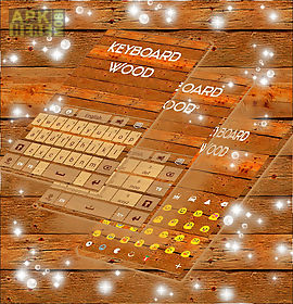 wood keyboard theme