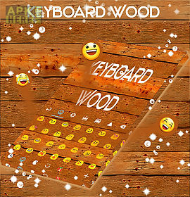 wood keyboard theme