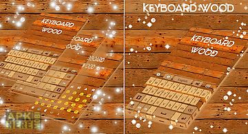 Wood keyboard theme