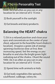 chakra personality test