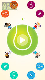circular tennis 2 player games
