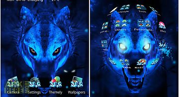 Ice wolf 3d theme