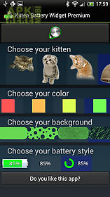 kitten battery widget