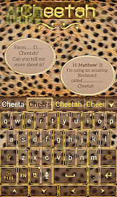 cheetah go keyboard theme