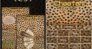 Cheetah go keyboard theme