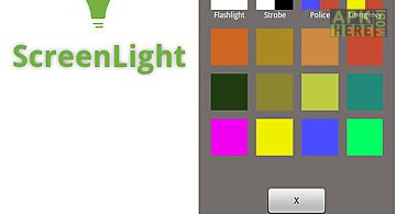 Screenlight flashlight/strobe