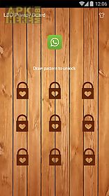 applock theme - wood theme