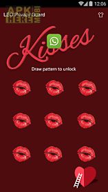 applock theme -sweet kisses