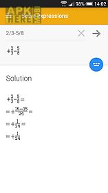 solve expressions
