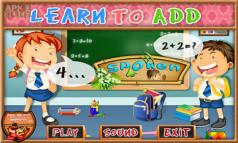free e-learning for kids - learn to add