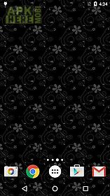 black patterns live wallpaper