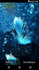 feather: bubble live wallpaper