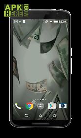 flying dollars  live wallpaper