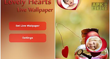 Lovely hearts  Live Wallpaper