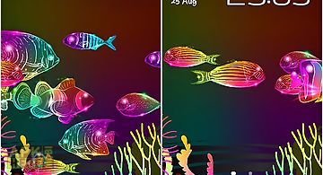 Neon fish Live Wallpaper