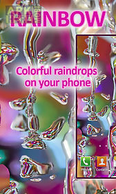 rainbow drops  free live wallpaper