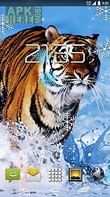 snow tiger live wallpaper