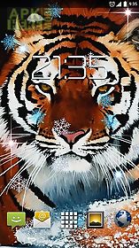 snow tiger live wallpaper