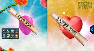 Ur: 3d love heart Live Wallpaper