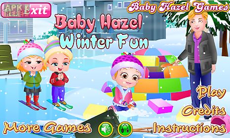 baby hazel winter fun