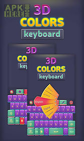 3d colors go keyboard theme