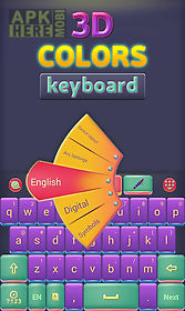 3d colors go keyboard theme