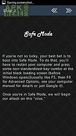 how to manually remove a virus