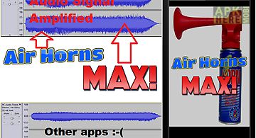 Air horn max! amped air horns
