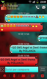 go sms angel vs devil theme