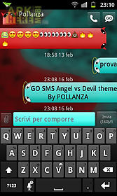 go sms angel vs devil theme