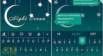 Night ocean for hitap keyboard