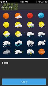star style weather iconset