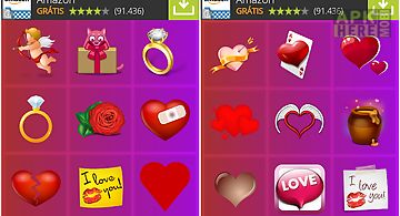 Fall in love emoticons