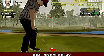 Professional golf play 3d