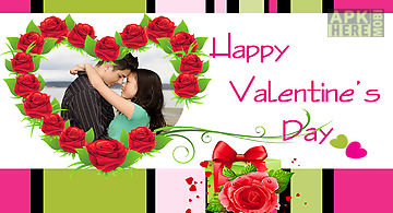 Valentines romance photo frame 