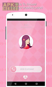  pink caller screen dialer
