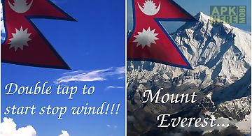 3d nepal flag  Live Wallpaper
