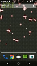 glitter star live wallpaper