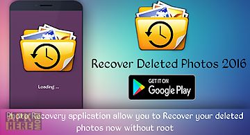 Recover deleted photos free