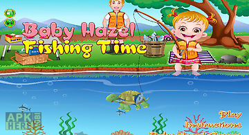 Baby hazel fishing time