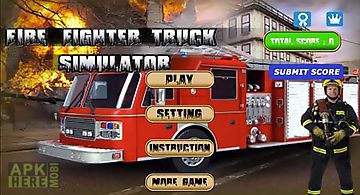 Fire truck simulator