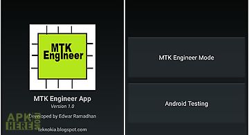 Mtk engineer app